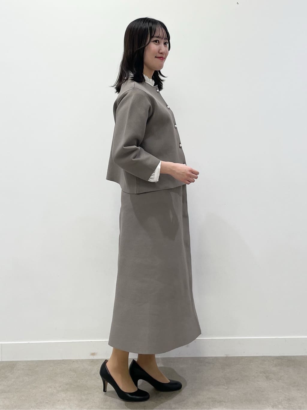 yukariさんの「Dessin｜【入卒/セレモニー/単品使い2WAY可能】ニットセットアップ」を使ったコーディネート