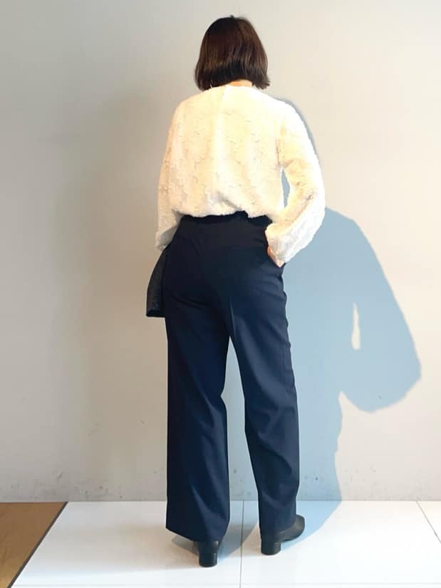 murayamaさんの「INDIVI｜【軽量／SETUP可能】ストレッチツイードジャケット」を使ったコーディネート