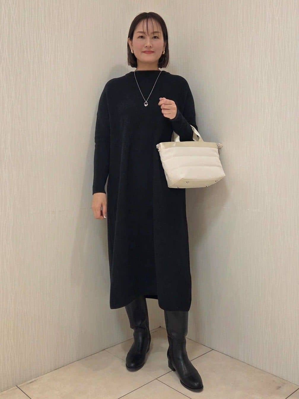 naokoさんの「UNTITLED｜【軽アウター/ミドル丈】ウールニットコーディガン」を使ったコーディネート