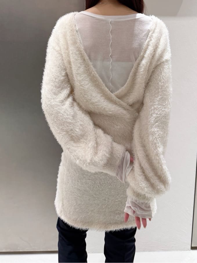 kanamiさんの「CODE A｜feather mini skirt」を使ったコーディネート