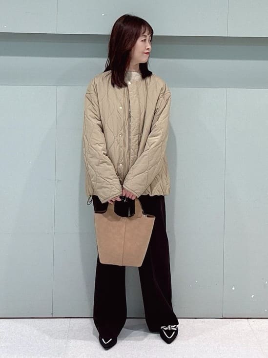 makiさんの「UNTITLED｜【洗える】モックネックミラノリブニット」を使ったコーディネート
