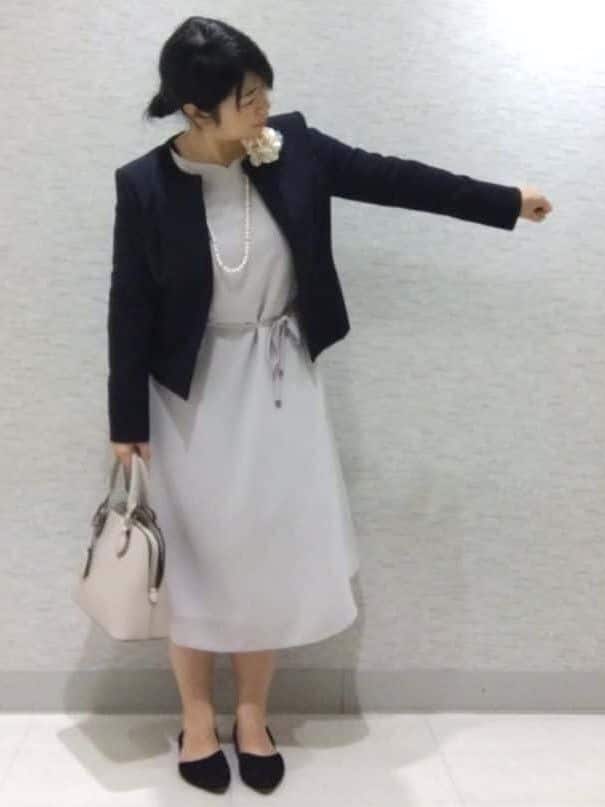 sakoさんの「Reflect｜【SS-4Lサイズ／フォーマル／セットアップ可】ツイードジャケット」を使ったコーディネート