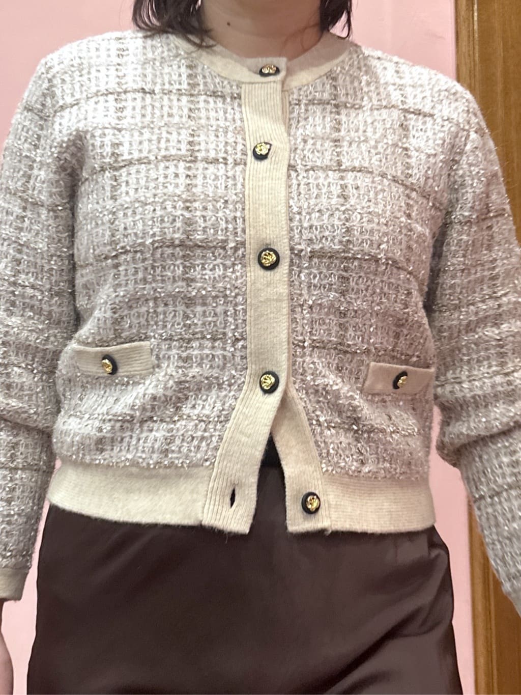 komatsuさんの「DRESSTERIOR｜ストレッチヴィンテージサテンナロースカート」を使ったコーディネート