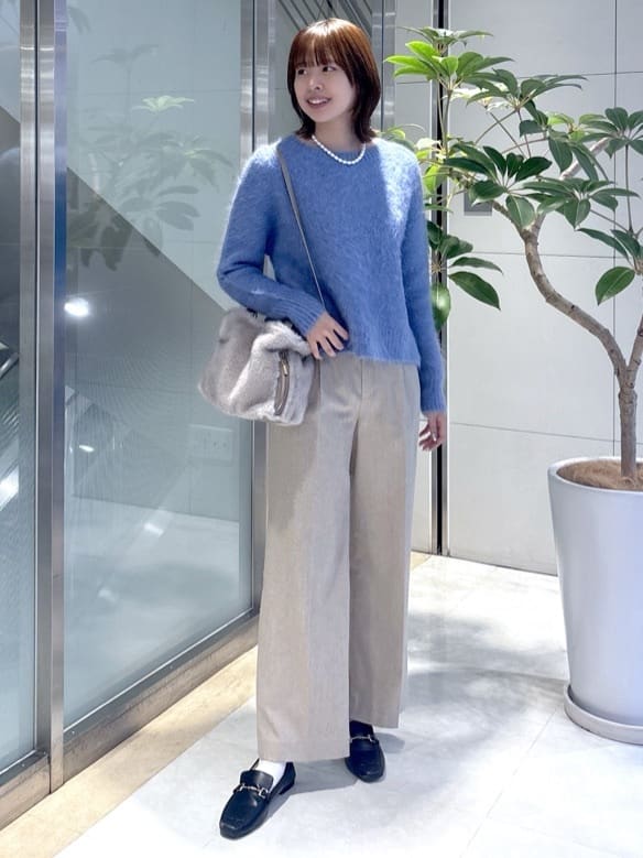 yukaさんの「UNTITLED｜【ゆったり】アルパカ混シャギーニット」を使ったコーディネート