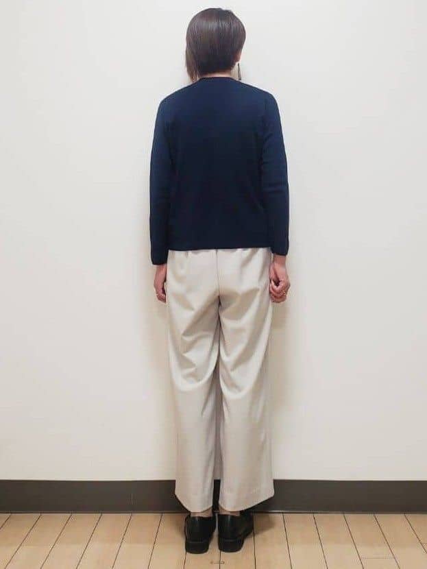 yuuさんの「Reflect｜【選べる5色／アンサンブル可】プチハイネックリブニット」を使ったコーディネート
