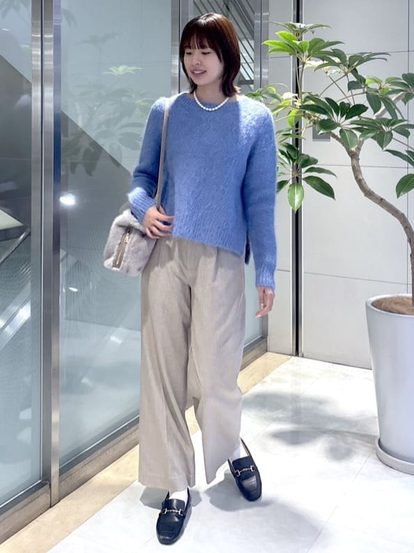 yukaさんの「UNTITLED｜【ゆったり】アルパカ混シャギーニット」を使ったコーディネート