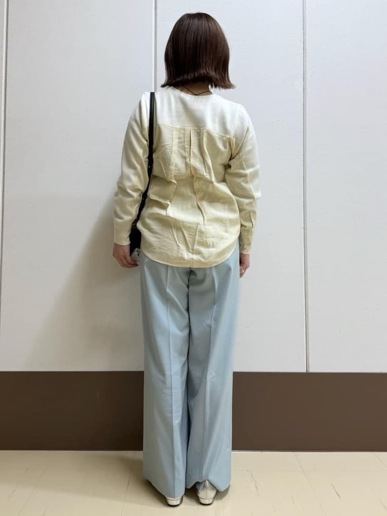 Rikoさんの「INDIVI｜【新作褒められパンツ】快温ワイドパンツ」を使ったコーディネート