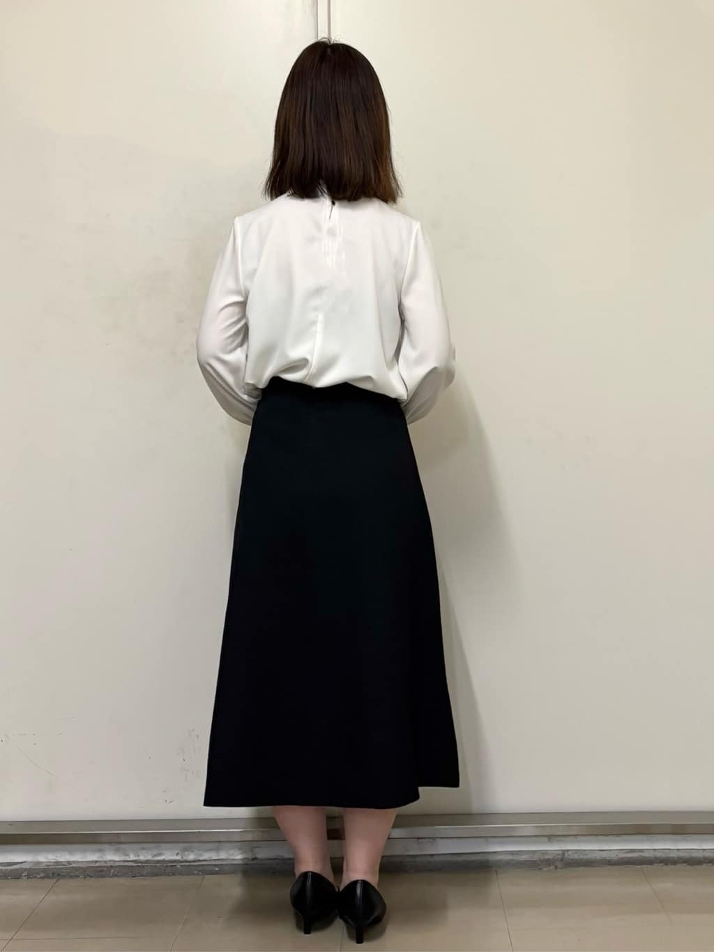 やまさんの「OPAQUE.CLIP｜【2WAY】サフィアーノ調ミドルワンハンドルバッグ」を使ったコーディネート