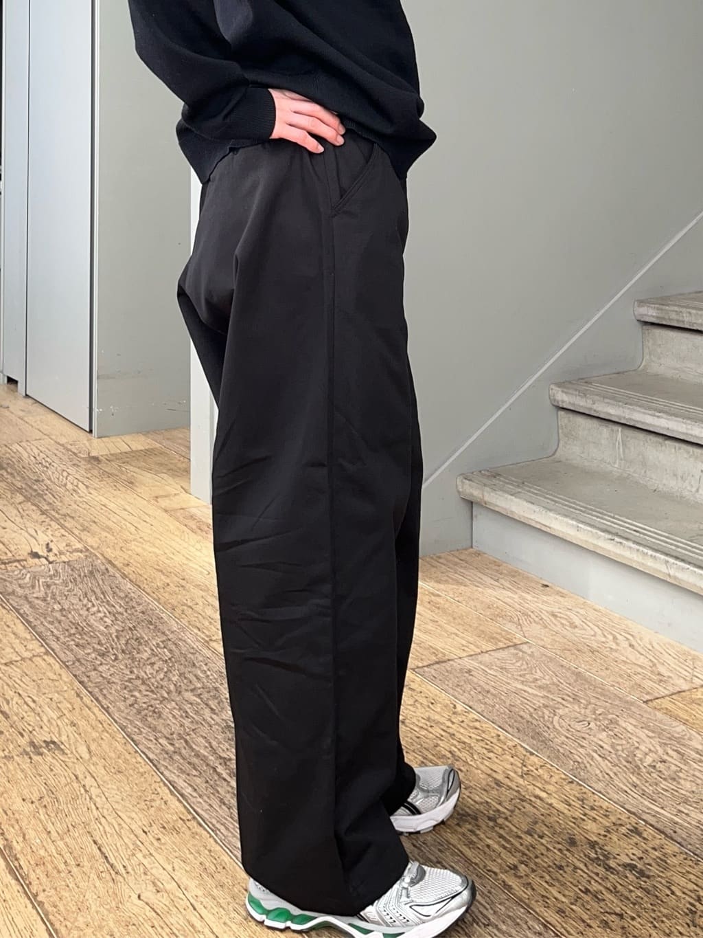 神野（jinno）さんの「TAKEO KIKUCHI｜【Sサイズ～】カツラギストレートパンツ」を使ったコーディネート