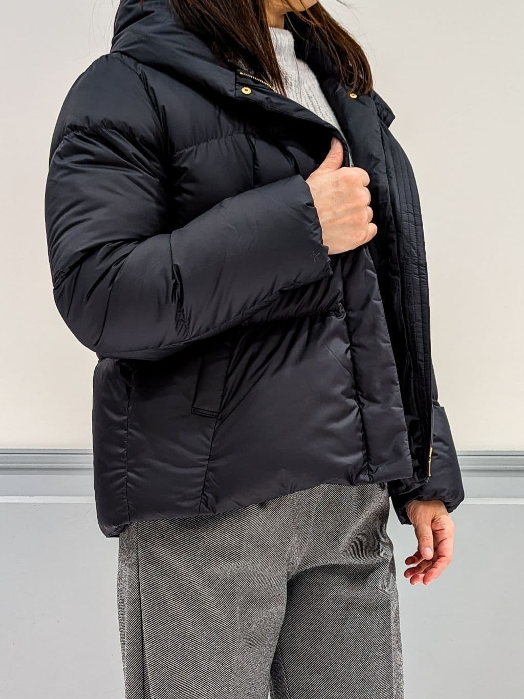 なっちゃんさんの「grove｜【名品アウター／800FP・多機能】つつまれダウンショート」を使ったコーディネート