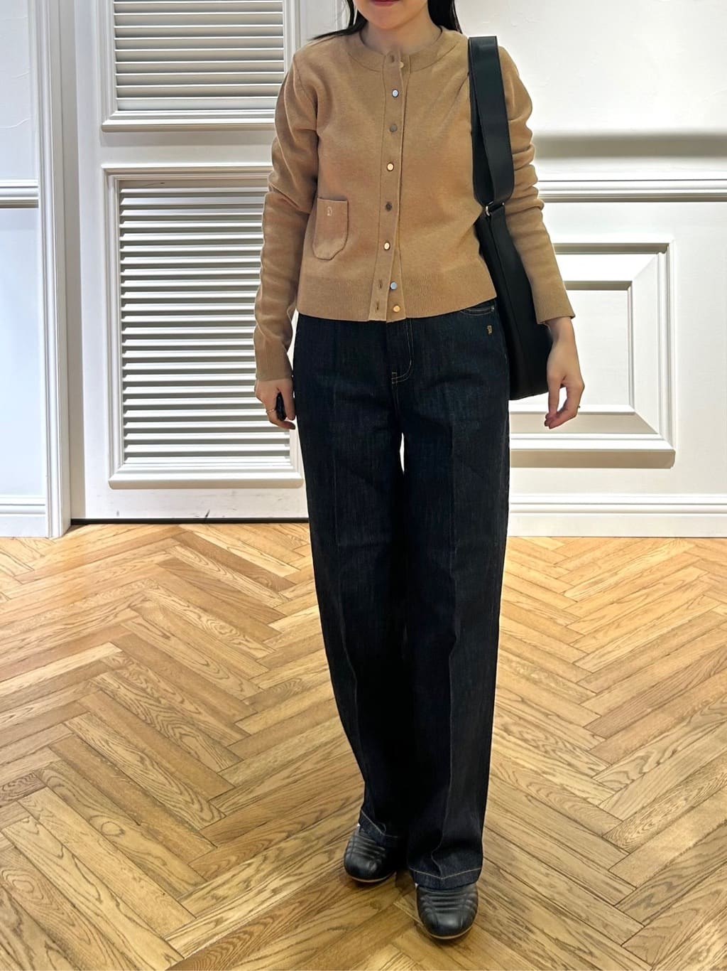 cocoさんの「DRESSTERIOR｜【otonaMUSE5月号掲載】センタープレス ワイドストレートデニム」を使ったコーディネート