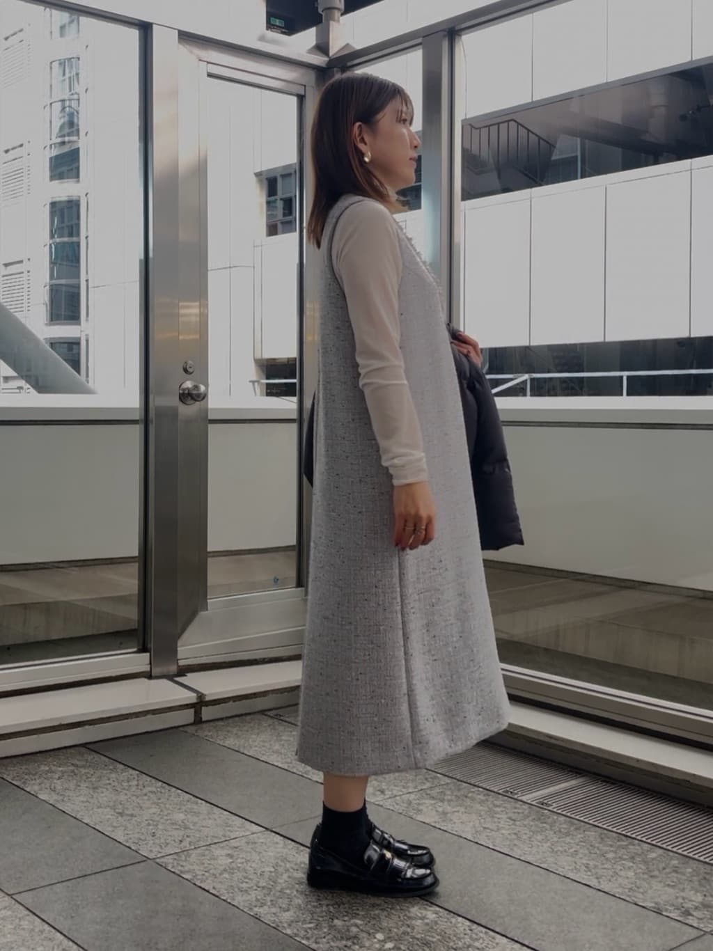 SaKiさんの「UNTITLED｜【トレンド/撥水機能/防寒】ショートダウンコート」を使ったコーディネート