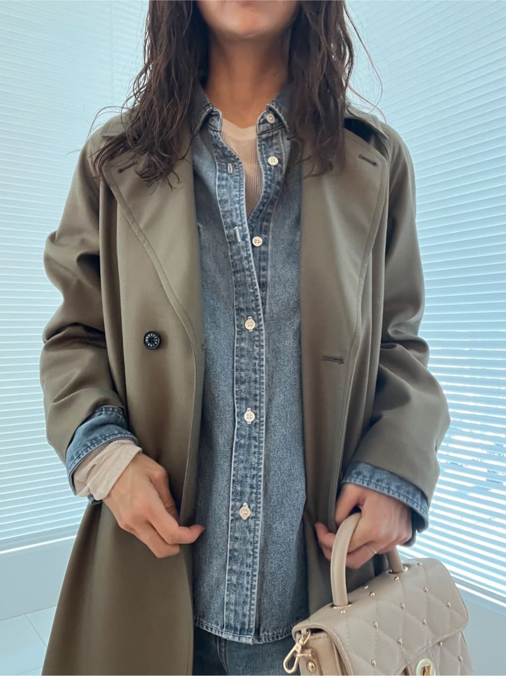 misaさんの「DRESSTERIOR｜ヴィンテージ加工ワイドデニムパンツ」を使ったコーディネート