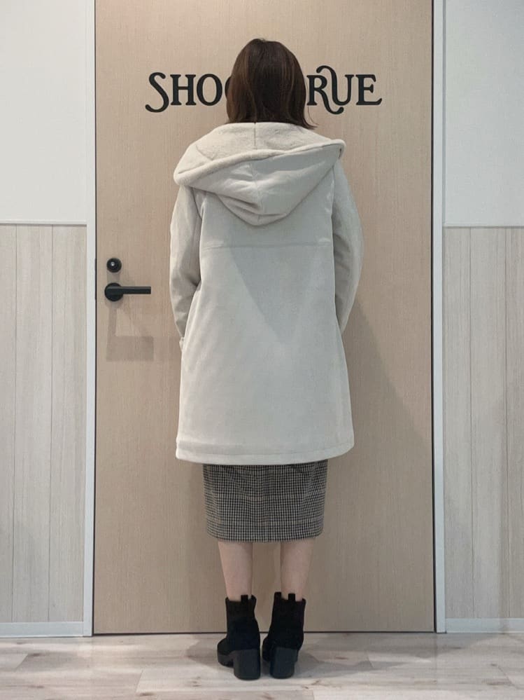 funafunaさんの「SHOO･LA･RUE｜【2点セット/洗濯機可】時短でコーデが決まる ジャンドレ+リブインナー」を使ったコーディネート