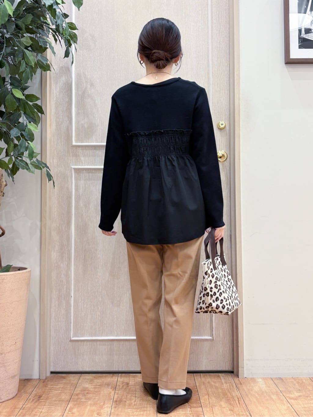 なみさんの「SHOO･LA･RUE｜【洗濯機可/S-LL】美脚見え あったか裏起毛 テーパードパンツ」を使ったコーディネート