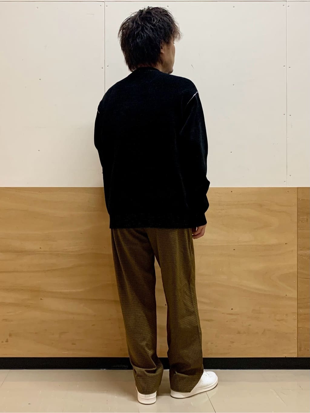 MATUさんの「THE SHOP TK｜【包み込まれるような柔らかさ】配色モールニット 洗濯機OK」を使ったコーディネート