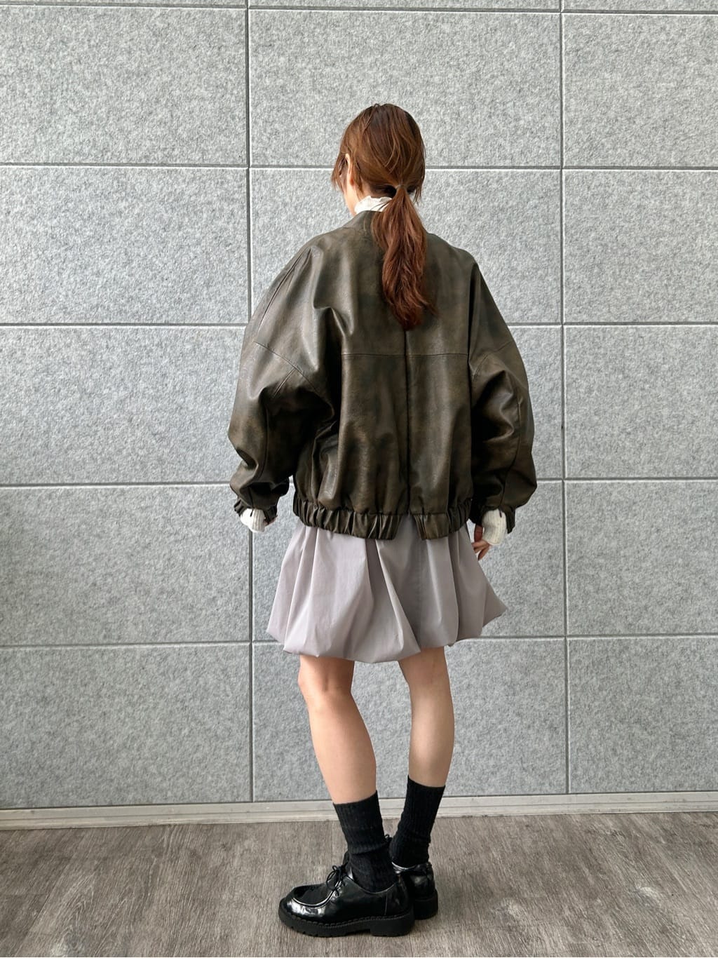 harunaさんの「CODE A｜【Re】grain zip over blouson」を使ったコーディネート