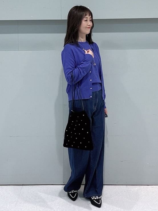 makiさんの「UNTITLED｜【アンサンブル可/洗える】ウォームスパン カーディガン」を使ったコーディネート