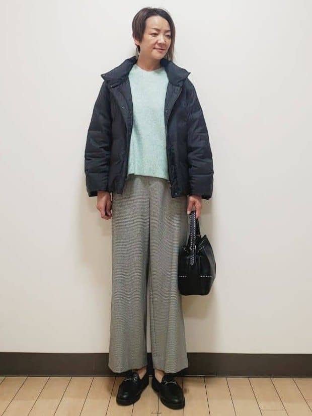 yuuさんの「Reflect｜【すっきりシルエット】ショート丈ダウンコート」を使ったコーディネート