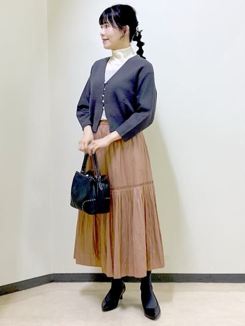  beni_gingerさんの「Reflect｜【レイヤードスタイルのインナーに◎】タートル&times;ラグランスリーブプルオーバー」を使ったコーディネート