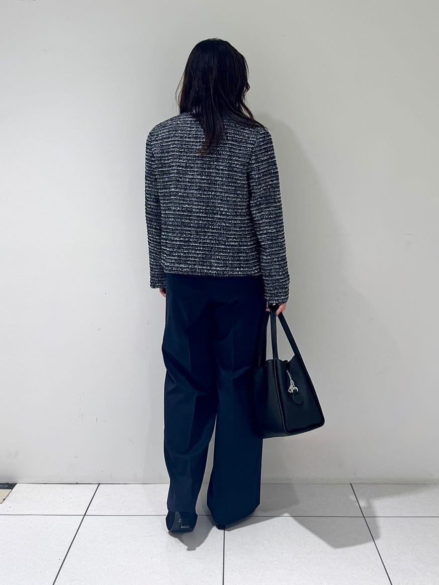 そんさんの「INDIVI｜【セレモニー／洗える】ミックスツイードライトジャケット」を使ったコーディネート