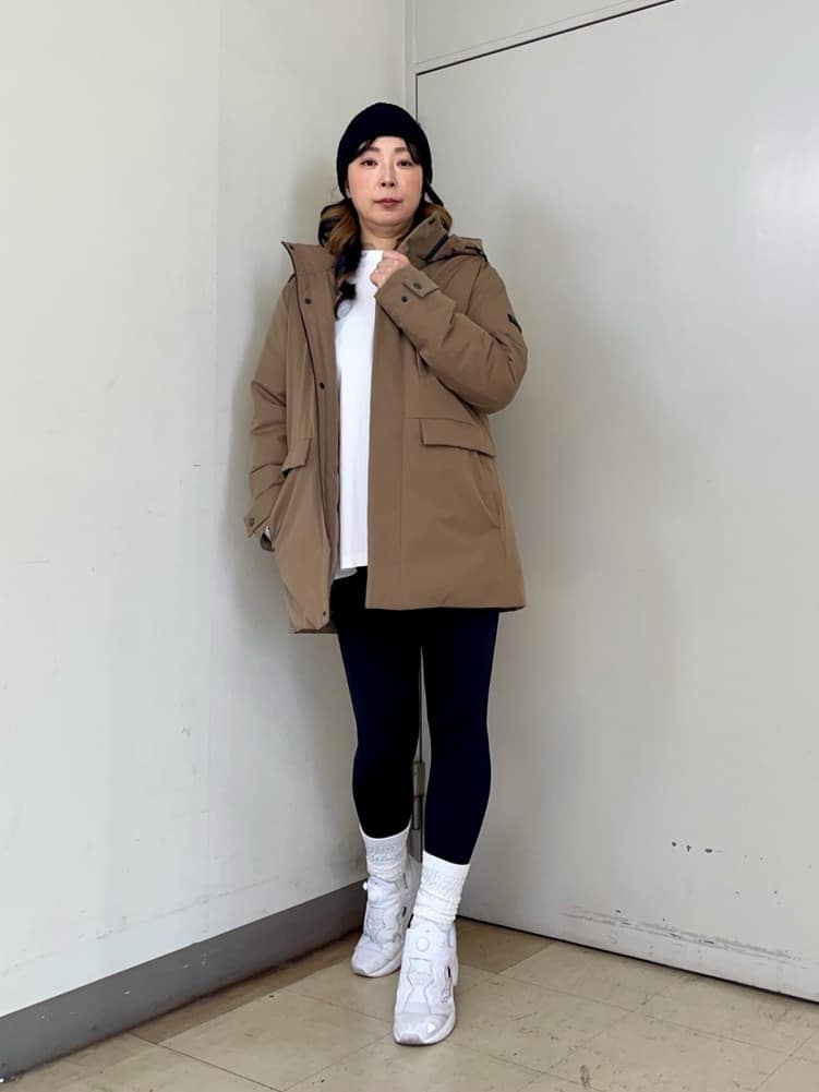 iwさんの「TAKEO KIKUCHI｜【None Of Stress】ストレッチ ダウンブルゾン」を使ったコーディネート