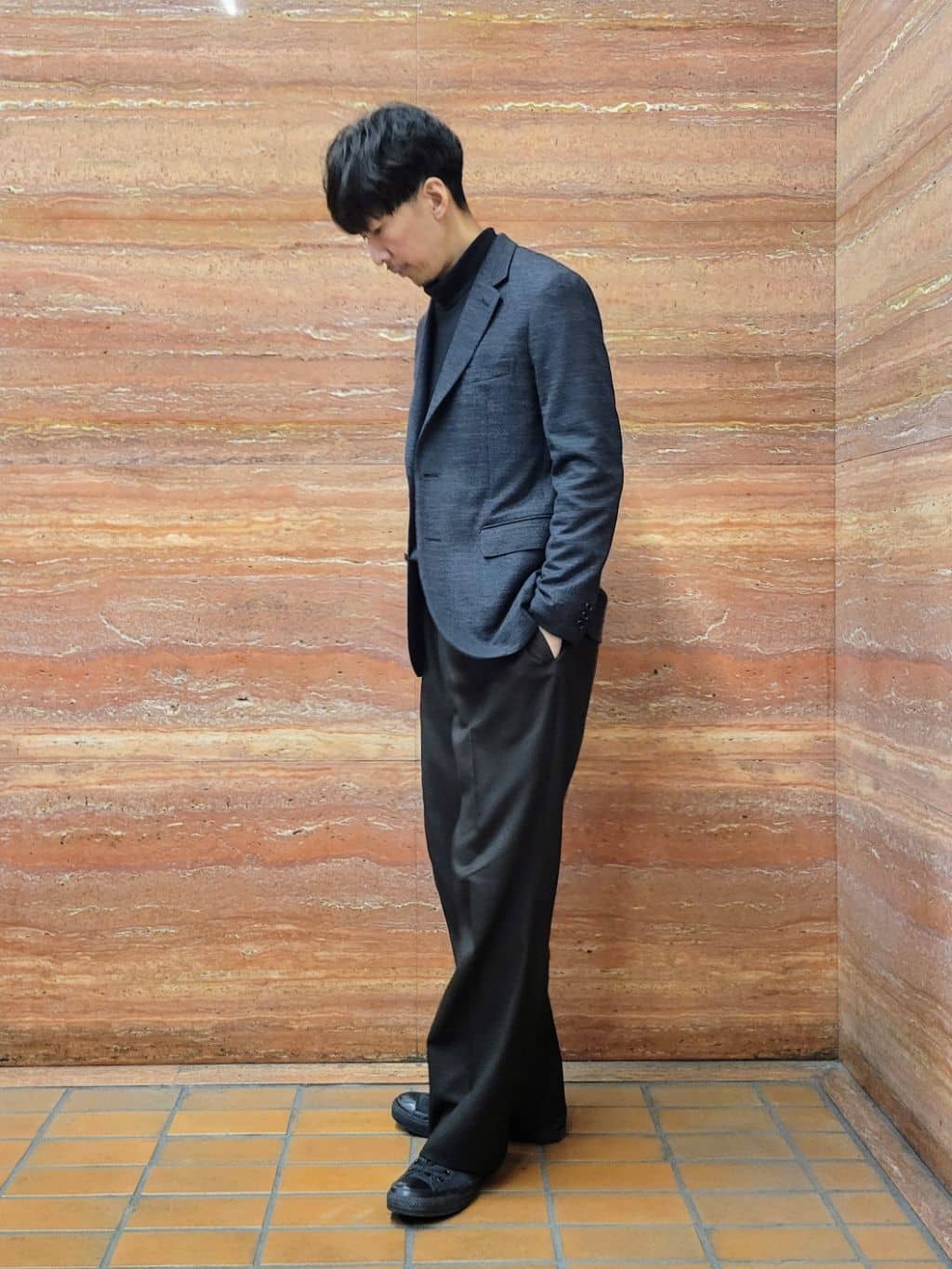 piroyaさんの「TAKEO KIKUCHI｜【Sサイズ～】ラッセルメッシュ ジャケット」を使ったコーディネート