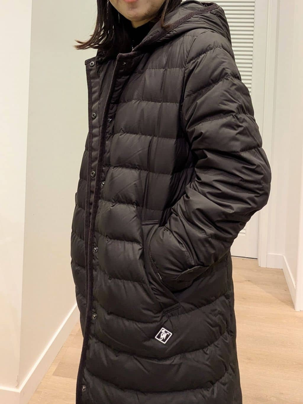 enさんの「Dessin｜【撥水・2WAY】ミュラーダウンコートロング丈」を使ったコーディネート