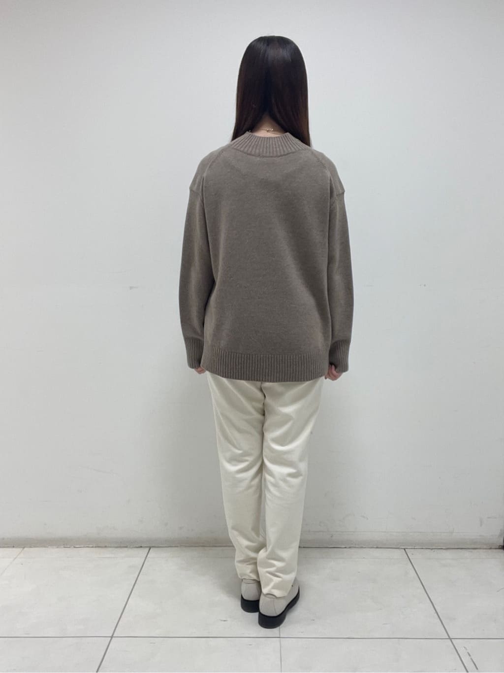 mさんの「INDIVI｜【洗える／裏起毛】ストレッチウォームパンツ」を使ったコーディネート