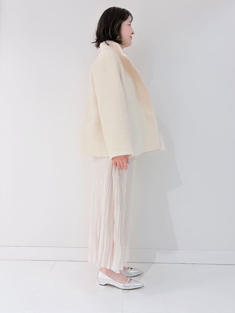 サオリさんの「UNTITLED｜【洗える】スポンディッシュ ボトルネックニット」を使ったコーディネート