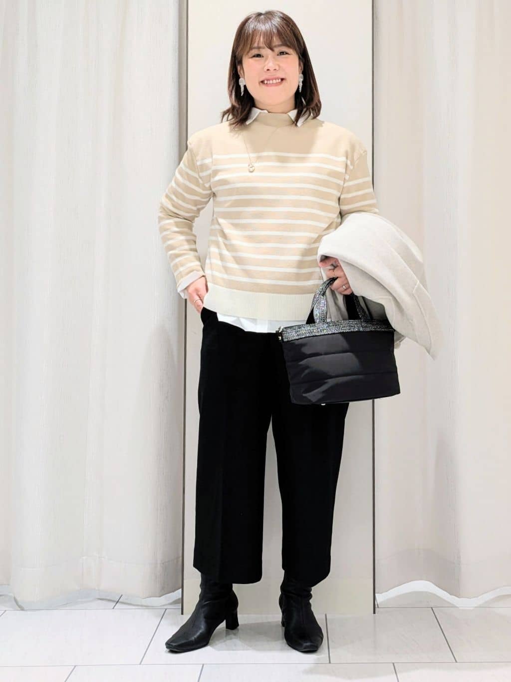 Onumaさんの「UNTITLED｜【ミディ丈/軽やか】セミラグランリバー コート」を使ったコーディネート