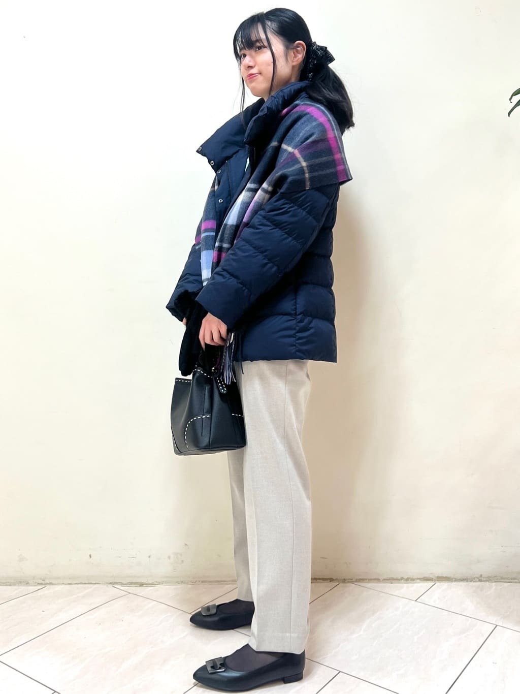 yanaさんの「Reflect｜【SS-4Lサイズ】フーデッドミドルダウンコート」を使ったコーディネート