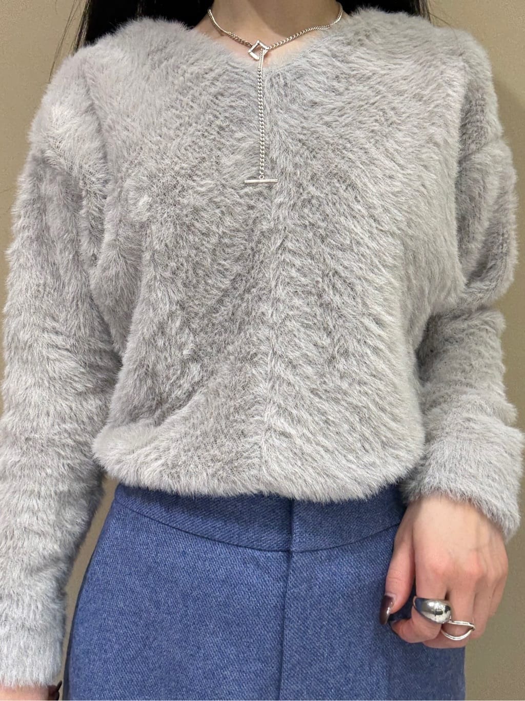 KEIKOさんの「INDIVI｜【名品／撥水／抗菌防臭】ショート丈リサイクルダウンコート」を使ったコーディネート