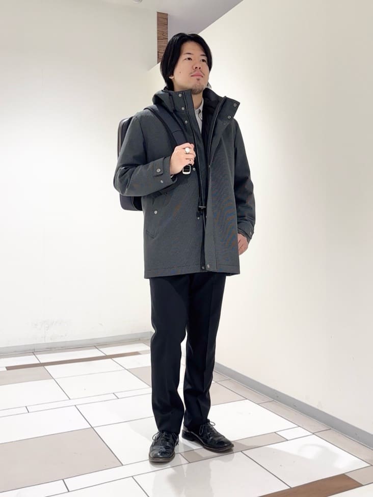 及川さんの「TAKEO KIKUCHI｜【3WAY】ドビー ダウンライナー付ブルゾン」を使ったコーディネート