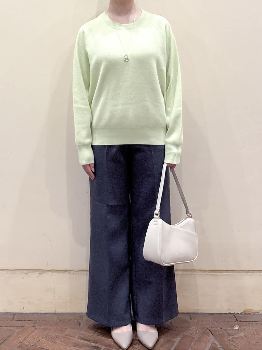 shiuさんの「OPAQUE.CLIP｜スウェットライクニット【洗濯機OK】」を使ったコーディネート