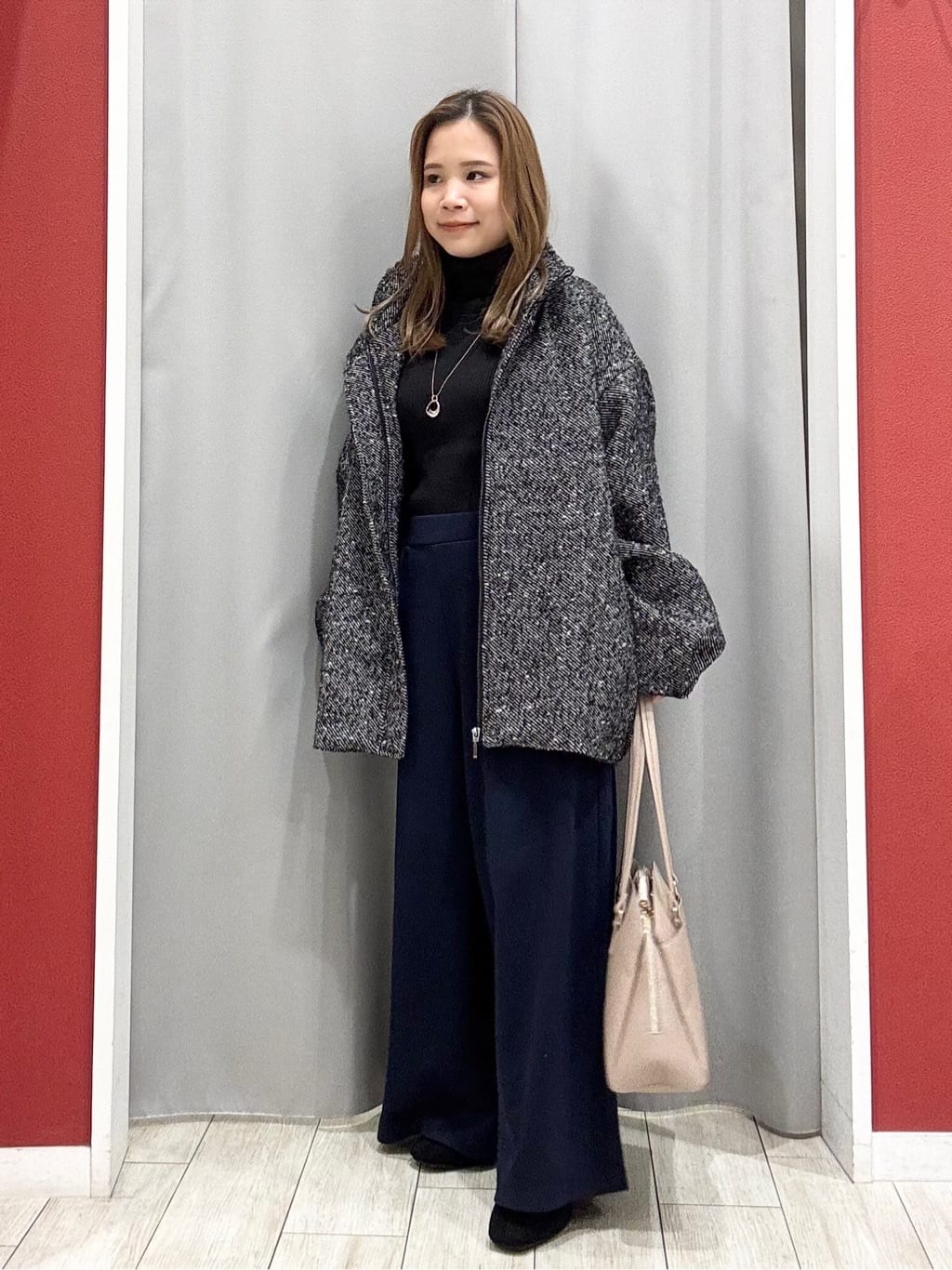 shioさんの「SHOO･LA･RUE｜【洗濯機可/S-LL】体型カバーにも ガウチョパンツ」を使ったコーディネート