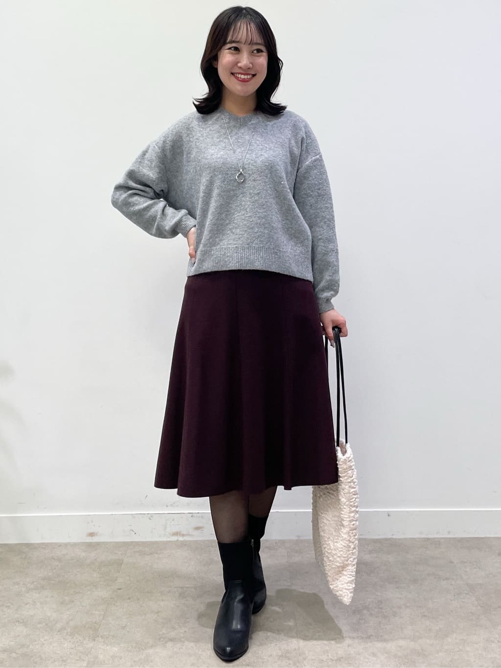 yukariさんの「Reflect｜【SS-4Lサイズ／ウエスト調整可】フーデッドロングダウンコート」を使ったコーディネート
