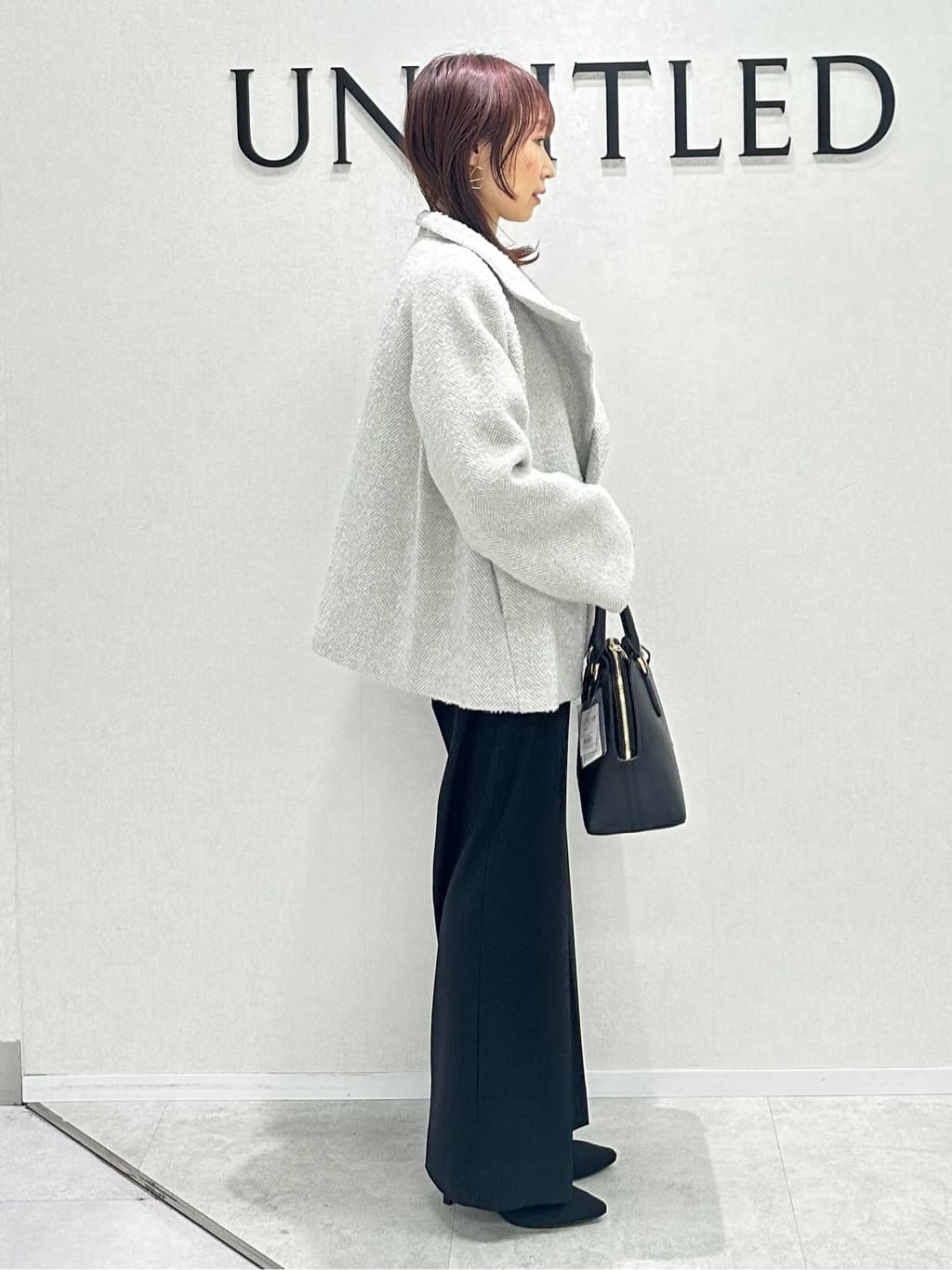 Miwaさんの「UNTITLED｜【アンサンブル可/洗える】シルクウールカシミヤ ドルマンスリーブニット」を使ったコーディネート