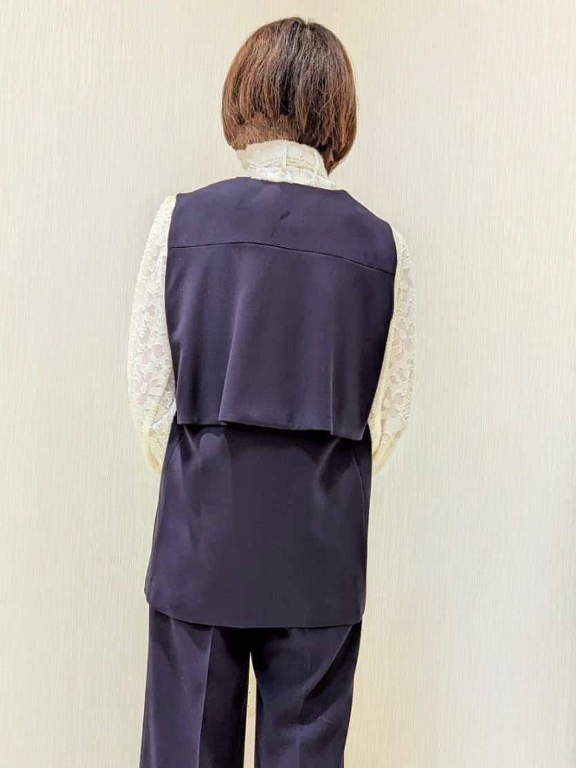 u-macoさんの「UNTITLED｜◆【セレモニー/華やか】2WAYボウタイブラウス」を使ったコーディネート