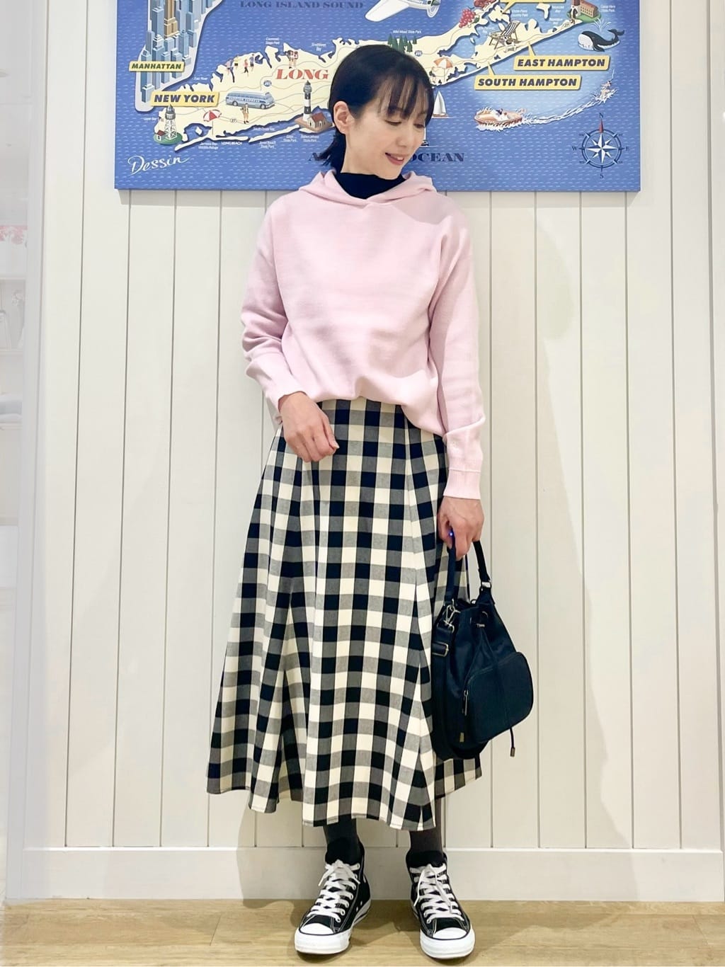 uwatokoさんの「Dessin｜【洗える／体型カバー】ちょうどいいニットパーカ」を使ったコーディネート