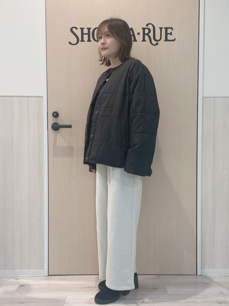funafunaさんの「SHOO･LA･RUE｜【洗濯機可/S-LL】もちもちタッチ スウェットライクロゴニット」を使ったコーディネート