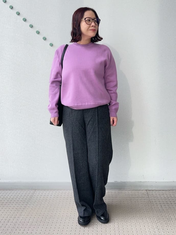 Asamiさんの「DRESSTERIOR｜【洗える/7色展開】ウォッシャブルコットンカシミヤニット」を使ったコーディネート