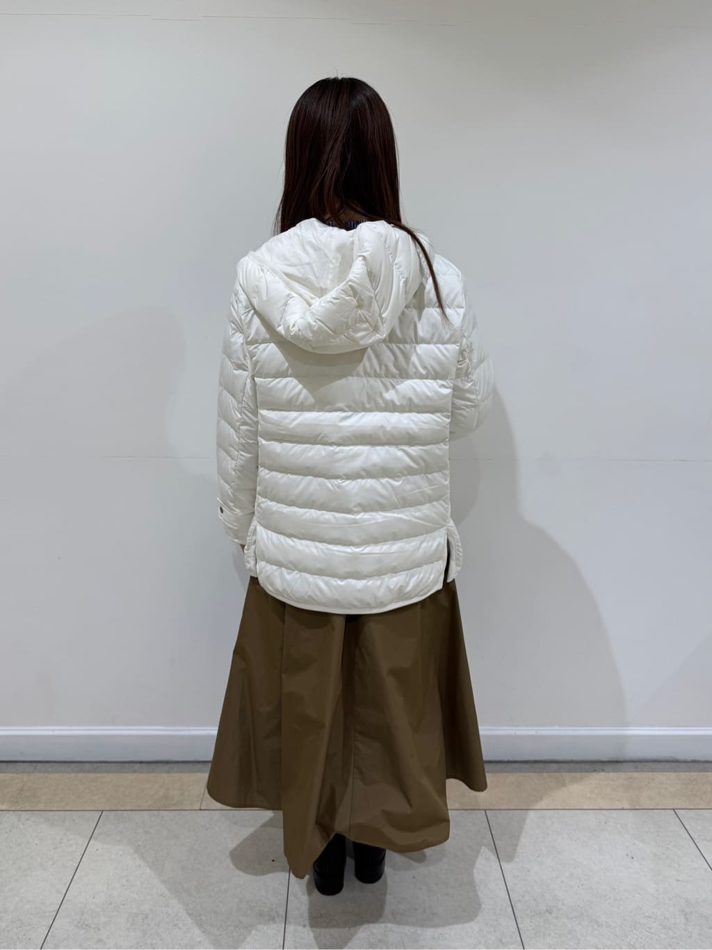 haruさんの「Dessin｜【撥水・2WAY】ミュラーダウンコートミドル丈」を使ったコーディネート