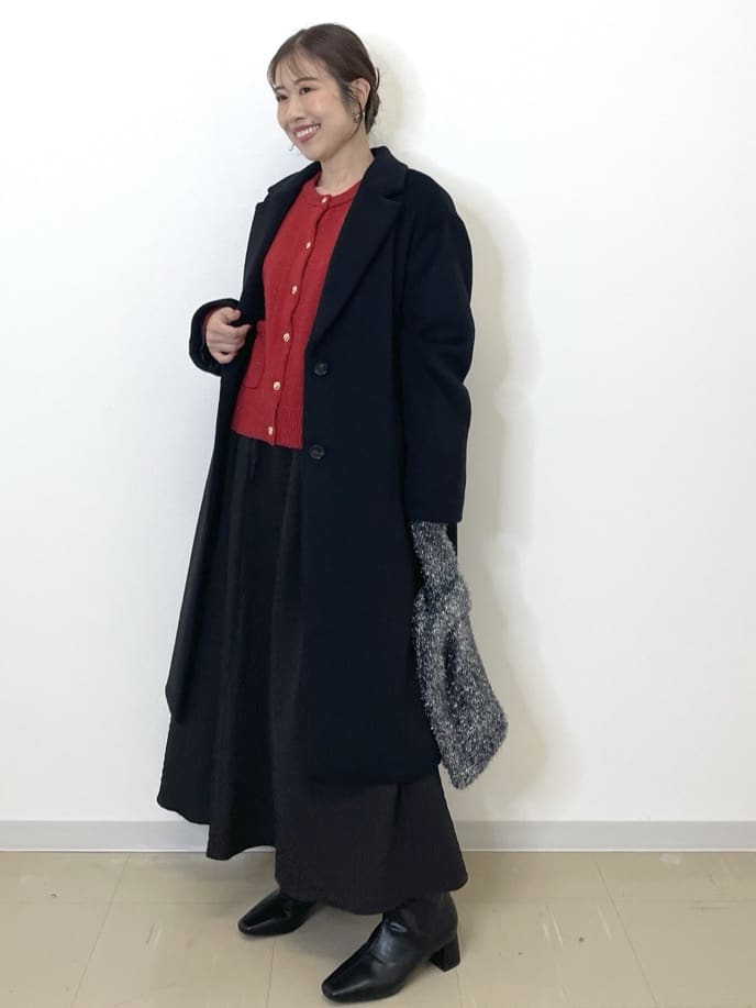 Akiさんの「OPAQUE.CLIP｜カシミヤブレンドウールチェスターコート」を使ったコーディネート