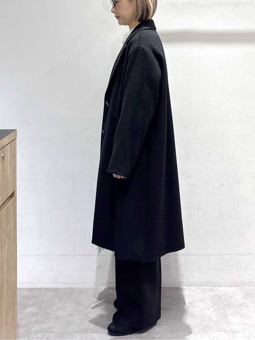 たけねぇさんの「OPAQUE.CLIP｜カシミヤブレンドウールチェスターコート」を使ったコーディネート