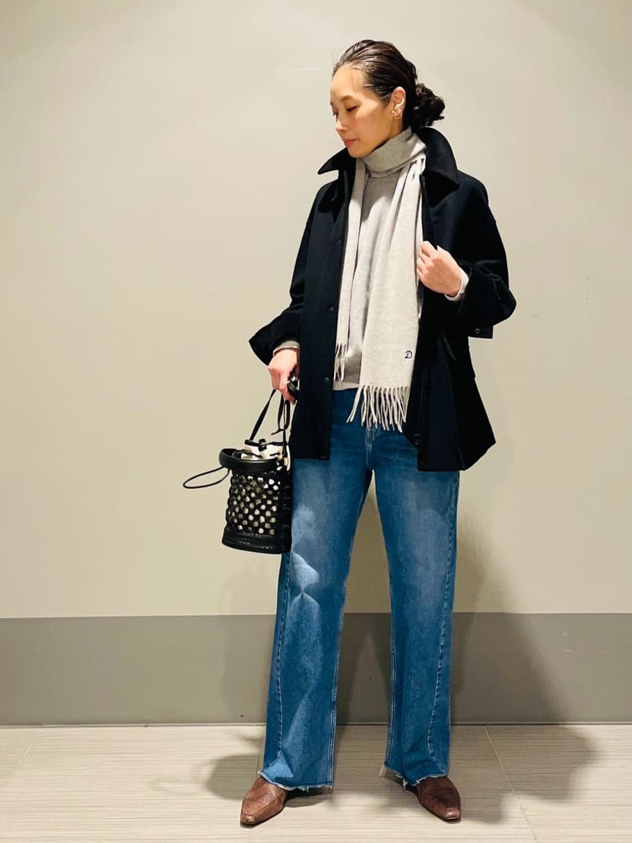 Annさんの「DRESSTERIOR｜ピュアカシミヤストール」を使ったコーディネート