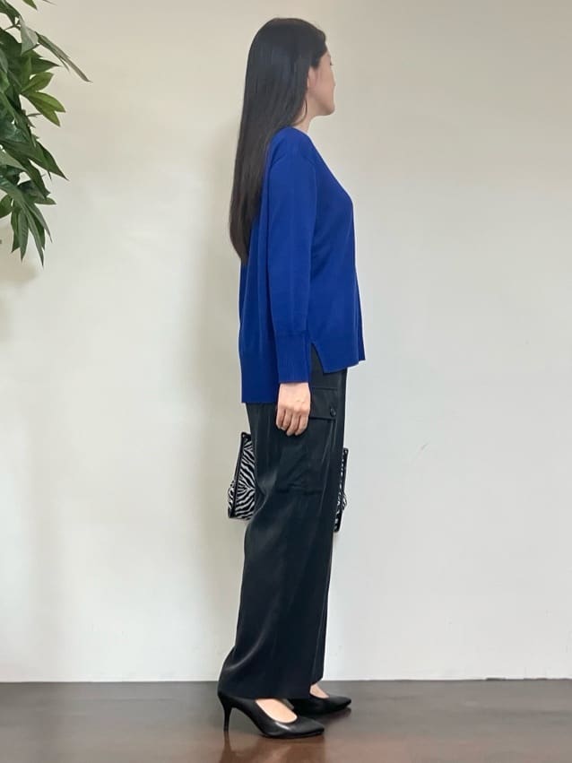 カレンさんの「UNTITLED｜【洗える/軽羽織り】マシュマロタッチ　スエード調コート」を使ったコーディネート