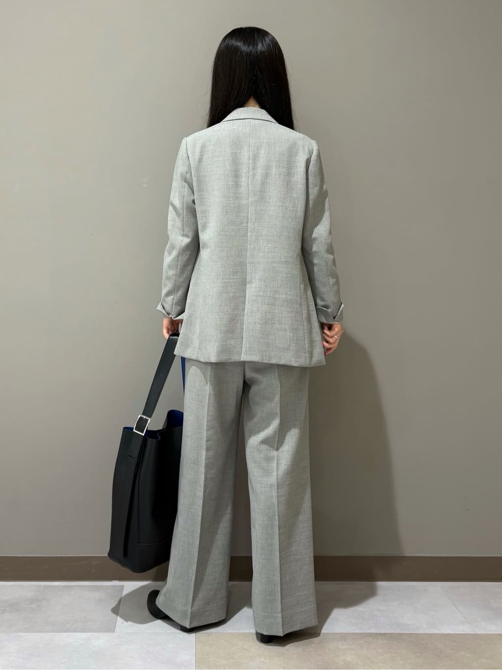 KEIKOさんの「INDIVI｜【洗える／セットアップ可能】凹凸ストレッチ素材ダブルジャケット」を使ったコーディネート