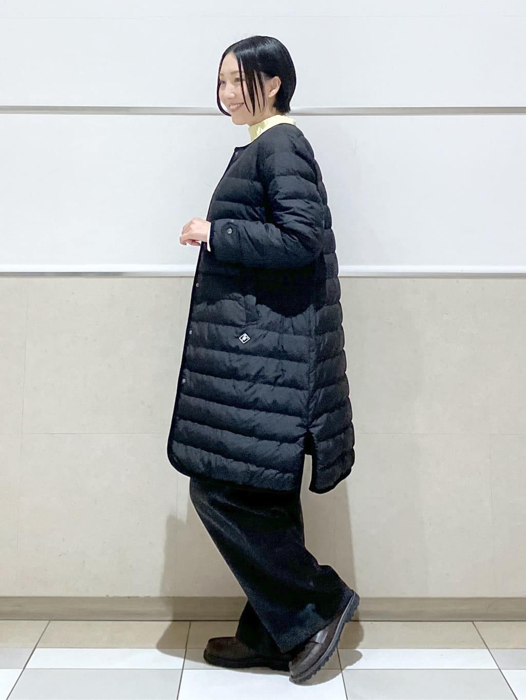 eriko さんの「Dessin｜【撥水・2WAY】ミュラーダウンコートロング丈」を使ったコーディネート