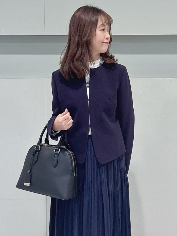 makiさんの「UNTITLED｜【きれいめ/スタイリッシュ】2WAYスタンドカラーロングコート」を使ったコーディネート